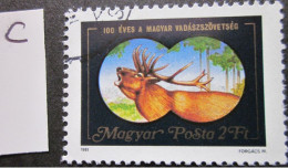 HUNGARY ~ 1981 ~ S.G. NUMBER 3380, ~ 'LOT C' ~ HUNTING. ~ VFU #03273 - Used Stamps