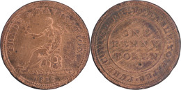 CANADA - NOUVELLE ECOSSE - Jeton - 1813 - ONE PENNY - TRADE AND NAVIGATION - 18-396 - Gewerbliche