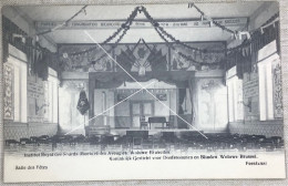 WOLUWÉ-BRUXELLES Institut Royal Pour Sourds-muets Et Aveugles Salle Des Fêtes Feestzaal CP PK Datée 1907 - St-Lambrechts-Woluwe - Woluwe-St-Lambert