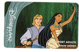 FRANCE PASSEPORT DISNEYLAND PARIS POCAHONTAS - Disney