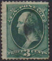 US Postage - 1870, 3c, George Washington Oblitéré - Usati