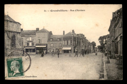 60 - GRANDVILLIERS - RUE D'AMIENS - CAFE DU COMMERCE - Grandvilliers