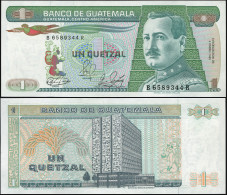 Guatemala 1 Quetzal. 07.01.1989 Unc. Banknote Cat# P.66 - Guatemala