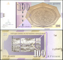 Macedonia 100 Denari. 2002 Unc. Banknote Cat# P.16d - North Macedonia