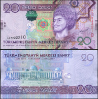 Turkmenistan 20 Manat. 2012 Paper Unc. Banknote Cat# P.32a - Turkménistan