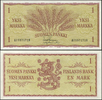 Finland 1 Markka. 1963 Unc. Banknote Cat# P.98a [sign 4] - Finlande