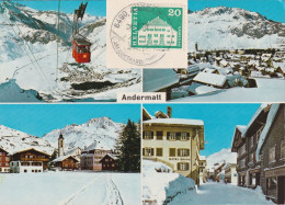 Andermatt - 4 Bilder  (Werbedatumstempel)     1970 - Andermatt
