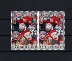 België N°1711/1711-V (zwart Litteken Op Masker Links) MNH ** POSTFRIS ZONDER SCHARNIER COB € 10,90 SUPERBE - 1961-1990