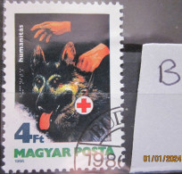 HUNGARY ~ 1986 ~ S.G. NUMBER 3688, ~ 'LOT B' ~ THE BLIND. ~ VFU #03214 - Used Stamps