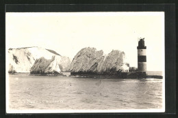 AK The Needles Der Isle Of Wight Mit Leuchtturm  - Lighthouses