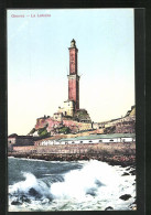 AK Genova, Blick Zum Leuchtturm  - Lighthouses