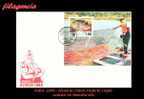 AMERICA. CUBA SPD-FDC. 2008 ACUICULTURA. PECES. HOJA BLOQUE - FDC