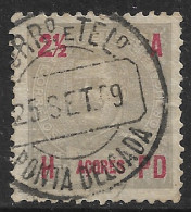 Azores – 1906 King Carlos 2 1/2 Réis Used Stamp - Azores