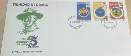O) 1982 TRINIDAD AND TOBAGO, LORD BADEN POWELL, SCOITUNG YEAR . DISCIPLINE - TOLERANCE - PRODUCTION, FDC X - Trinidad En Tobago (1962-...)
