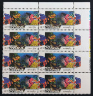 MEXICO 2005 $6.50 REEFS Defin. Blk. 8 W / Color Legend "traffic Light" Border, Mint NH Unm. - México