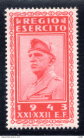 Franchigia Militare "Regio Esercito 1943" - Ungebraucht
