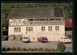 AK Aua Bei Bad Hersfeld, Vor Dem Hotel Restaurant Hess  - Bad Hersfeld