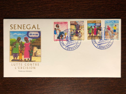 SENEGAL FDC COVER 2006 YEAR WOMEN HEALTH STOP EXCISION HEALTH MEDICINE STAMPS - Senegal (1960-...)