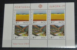 PORTUGAL 1977, Europa - CEPT, Landscapes, Mi #B20, Miniature Sheet, MNH**, CV: €30 - 1977