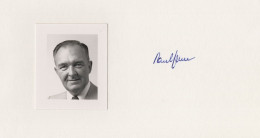 Paul Janssen Pharmaceutica Founder Physician Hand Signed Picture - Inventori E Scienziati