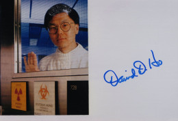 David Ho Taiwan Aids Researcher Virologist Hand Signed Photo - Inventores Y Científicos