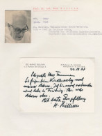 Hans Killian German Surgeon Book Author 1968 Hand Signed Autograph - Inventeurs & Scientifiques