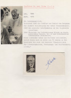 Heinz Kalk Frankfurt German Laparoscopy Liver Surgeon Hand Signed Picture - Inventors & Scientists