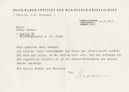 Ivan Stranski Bulgarian & WW2 Soviet Union Chemist Hand Signed Letter - Inventori E Scienziati