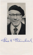 Leo Sternbach Polish Chemist Librium Valium Discovery Signed Photo - Inventeurs & Scientifiques