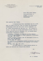 Dr Albert Hoffman Swiss LSD Scientist Chemist Hand Signed Letter - Inventeurs & Scientifiques