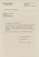 Dr Otto Gauer German Gravitational Physiologist Hand Signed Letter & MORE - Inventori E Scienziati