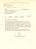 Professor W Beier German Biophysics Physicist Science Hand Signed Letter - Inventeurs & Scientifiques