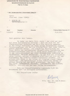 Dr Hermann Dietz Hannover Genetics Scientist Hand Signed Letter - Erfinder Und Wissenschaftler