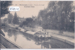 MONTARGIS- VUE SUR LE CANAL- BOULEVARD DURZY- LES PENICHES - Montargis