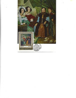 Romania -  Maximum Postcard 1975 - Painting By Nicollo Livaditti(1804-1860) - The Family Of The Poet V.Alecsandri - Maximum Cards & Covers