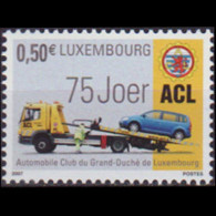 LUXEMBOURG 2007 - Scott# 1200 Auto Club Set Of 1 MNH - Ongebruikt