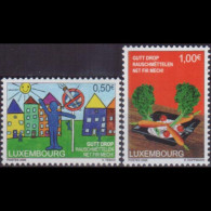 LUXEMBOURG 2006 - Scott# 1195-6 Against Drug Set Of 2 MNH - Ongebruikt