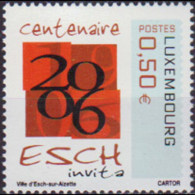 LUXEMBOURG 2006 - Scott# 1186 Esch Town Cent. Set Of 1 MNH - Unused Stamps