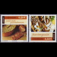 LUXEMBOURG 2005 - Scott# 1162-3 Europa-Foods Set Of 2 MNH - Ungebraucht