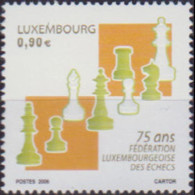 LUXEMBOURG 2006 - Scott# 1192 Chess Fed.75th. Set Of 1 MNH - Unused Stamps