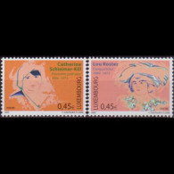 LUXEMBOURG 2003 - Scott# 1105-6 Famouse Women Set Of 2 MNH - Nuevos