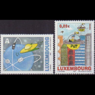 LUXEMBOURG 2002 - Scott# 1101-2 Post 50th. Set Of 2 MNH - Ungebraucht