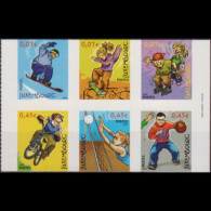 LUXEMBOURG 2002 - Scott# 1090 Sports Set Of 6 MNH - Nuovi