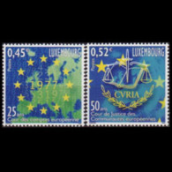 LUXEMBOURG 2002 - Scott# 1088-9 Europe Court Set Of 2 MNH - Neufs