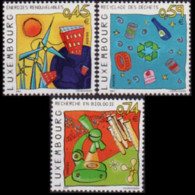 LUXEMBOURG 2001 - Scott# 1063-5 Into Future Set Of 3 MNH - Unused Stamps
