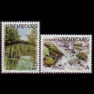 LUXEMBOURG 2001 - Scott# 1053-4 Europa-Water Set Of 2 MNH - Unused Stamps
