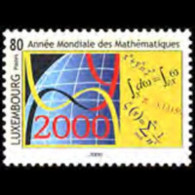 LUXEMBOURG 2000 - Scott# 1025 Mathematics Year Set Of 1 MNH - Nuevos