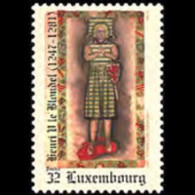 LUXEMBOURG 1997 - Scott# 978 Henry V Statue Set Of 1 MNH - Unused Stamps