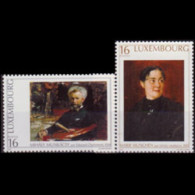 LUXEMBOURG 1996 - #942-3 Painter Munkacsy Set Of 2 MNH - Nuovi