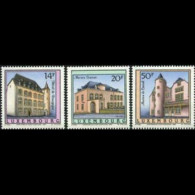 LUXEMBOURG 1993 - Scott# 898-900 Trad.Houses Set Of 3 MNH - Nuovi